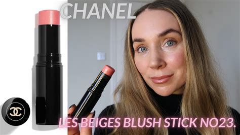 chanel les beiges blush 23|les beiges color stick blush.